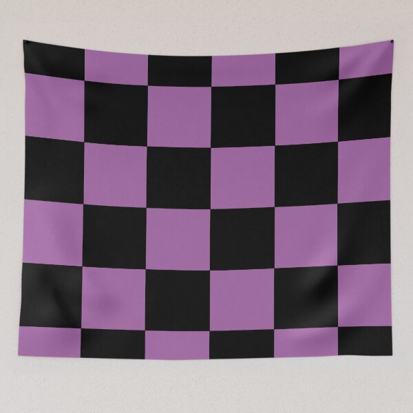 Item preview, Purple and Black Checkerboard Pattern designed and sold by ValeriesGallery.