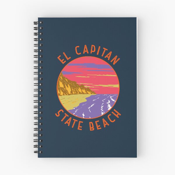 Item preview, Círculo apenado retro de la playa estatal de El Capitán designed and sold by KrisSidDesigns.