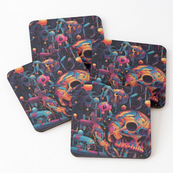 Item preview, Graffiti Style Halloween Skulls 3 designed and sold by BOYWANDER67.