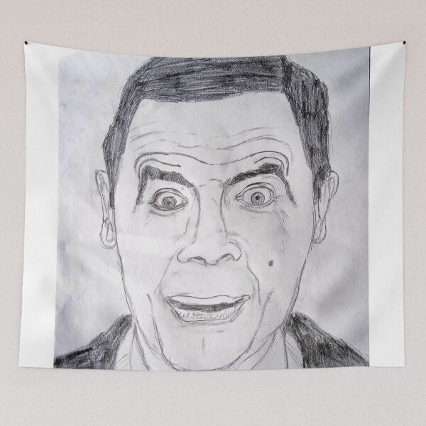 Item preview, Mr bean Pencil Art designed and sold by MubaraksArt.