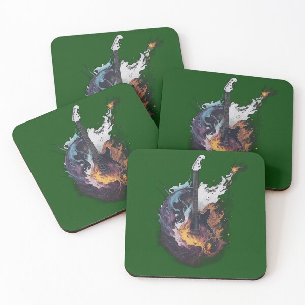 Item preview, Space Guitar (Dark Green) designed and sold by AmaziaCo.