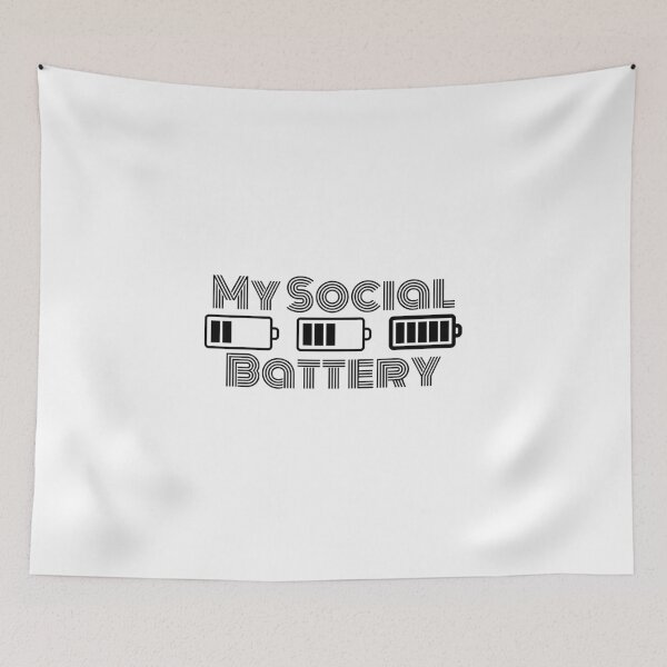 Item preview, My Social Battery, antisocial, introverted designed and sold by 4SeasonsDesigns.