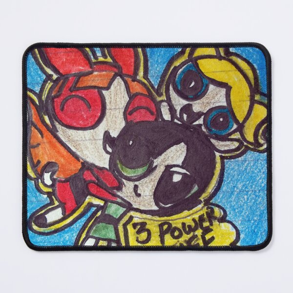 Item preview, Powerpuff Girls cartoon color Art designed and sold by MubaraksArt.