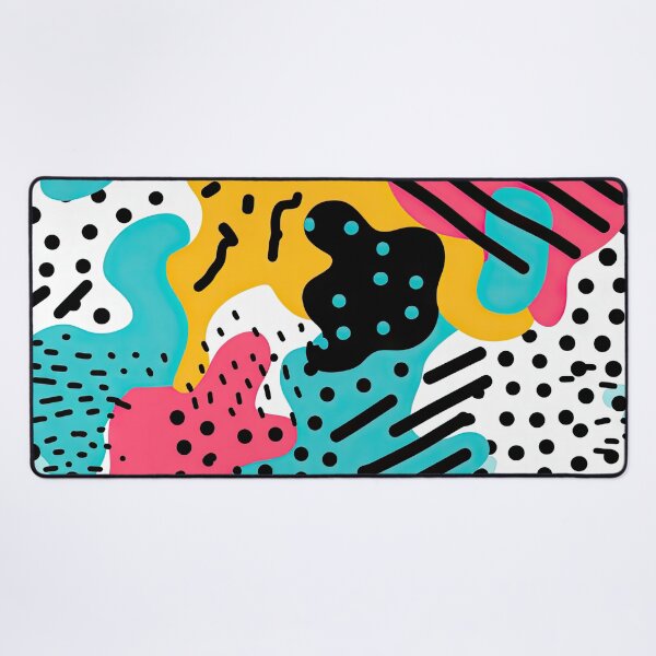 Item preview, Funky 80s and 90s Nostalgia Pop Pattern designed and sold by AeonAcademy.