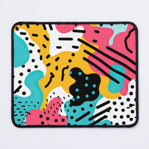 Item preview, Funky 80s and 90s Nostalgia Pop Pattern designed and sold by AeonAcademy.
