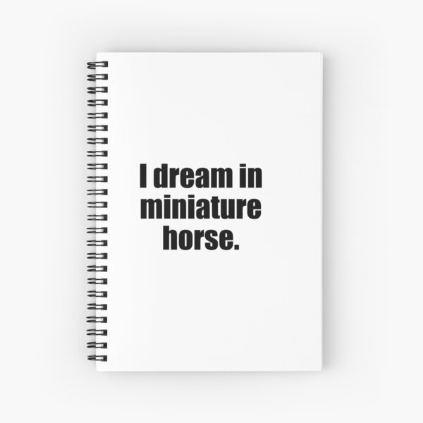 Aperçu de l'œuvre Je rêve en cheval miniature. créée et vendue par Russ  Fagle.