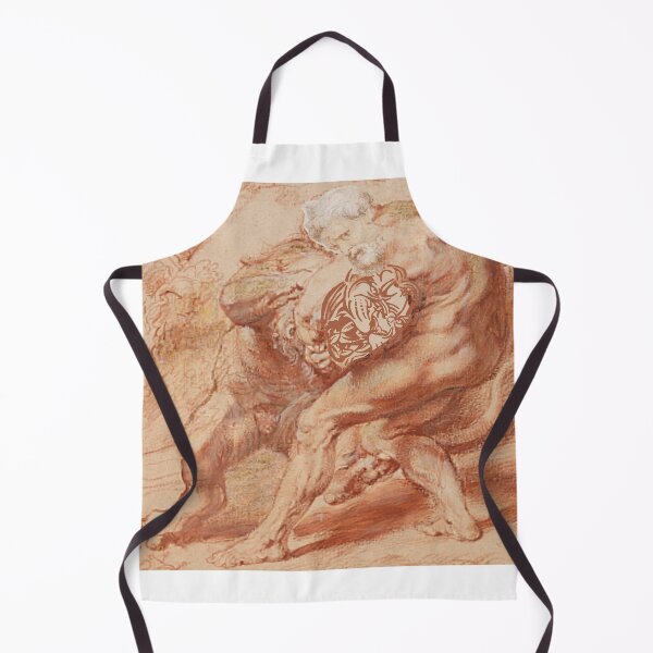 Item preview, Beto Jimenez  ··· Peter Paul Rubens, Hercules Strangling the Nemean Lion, c. 1620, red reworked  designed and sold by Betojimenez13.