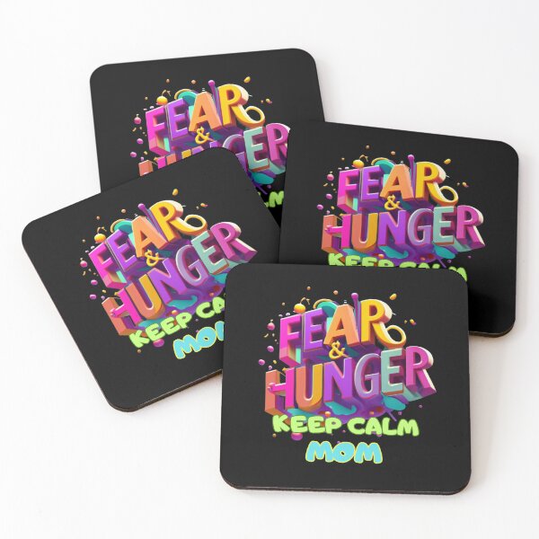 Item preview, FEAR HUNGER KEEP CALM MOM, FAMILY, MOM, DAD, GIFT, PYJAMAS designed and sold by carlos crane.