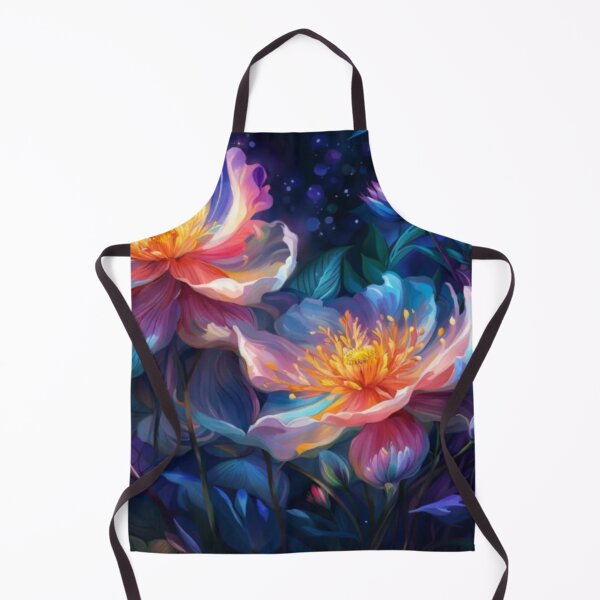 Item preview, Abstract Paint Beautiful Glowing Wild Flowers designed and sold by WearWolfDesigns.