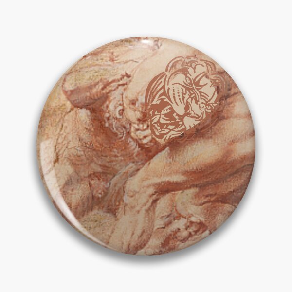 Item preview, Beto Jimenez Peter Paul Rubens, Hercules Strangling the Nemean Lion, c. 1620, red reworked  designed and sold by Betojimenez13.