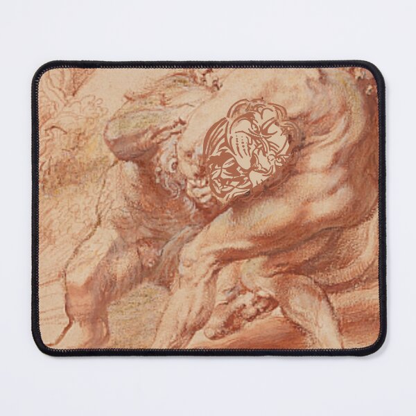 Item preview, Beto Jimenez Peter Paul Rubens, Hercules Strangling the Nemean Lion, c. 1620, red reworked designed and sold by Betojimenez13.
