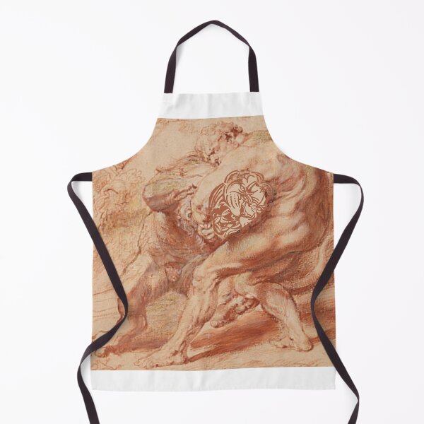 Item preview, Beto Jimenez Peter Paul Rubens, Hercules Strangling the Nemean Lion, c. 1620, red reworked  designed and sold by Betojimenez13.