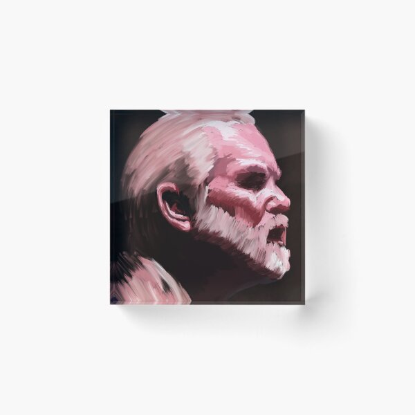 Item preview, Gregg Allman art: Painting of Allman Brothers singer designed and sold by Alexander McGovern.