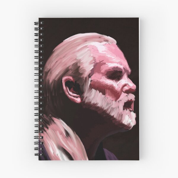 Item preview, Gregg Allman art: Painting of Allman Brothers singer designed and sold by Alexander McGovern.