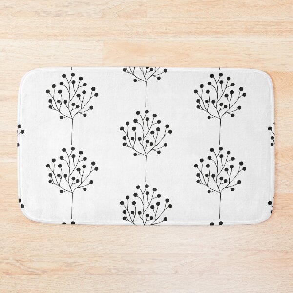 Item preview, Black Berry Dotted Botanical Branch / Tree designed and sold by Nicola-Rowe.