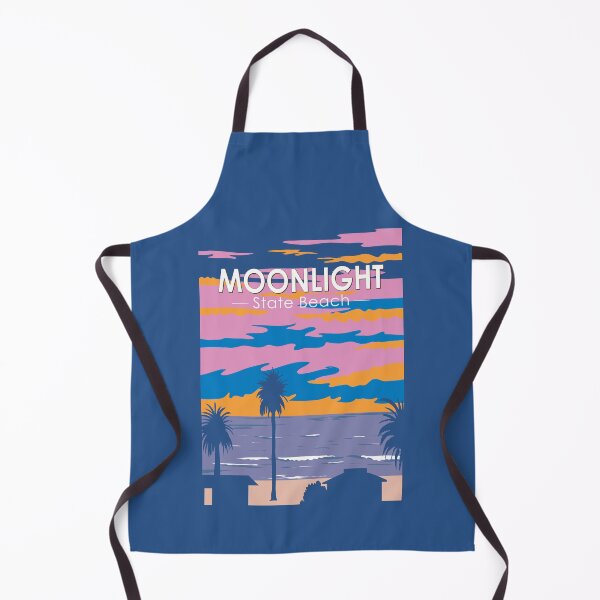 Item preview, Moonlight State Beach Travel Art Vintage designed and sold by KrisSidDesigns.