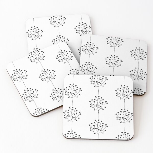 Item preview, Black Berry Dotted Botanical Branch / Tree designed and sold by Nicola-Rowe.