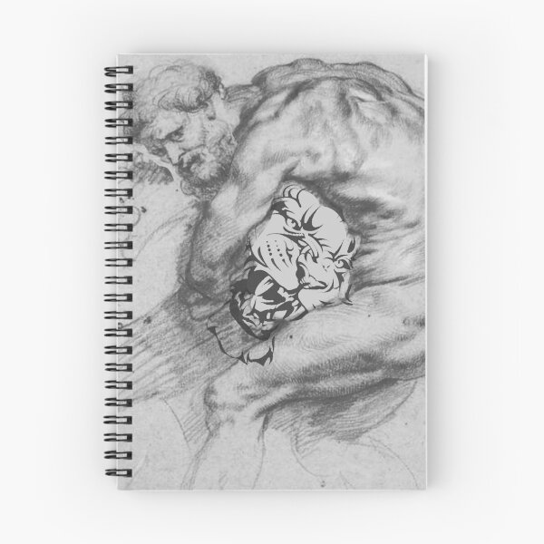 Item preview, Beto Jimenez ··· Peter Paul Rubens, Hercules Strangling the Nemean Lion, c. 1620, black n white designed and sold by Betojimenez13.