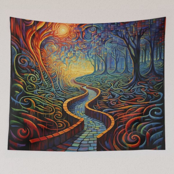 Item preview, A PSYCHEDELIC WALK designed and sold by PXLHDVP.