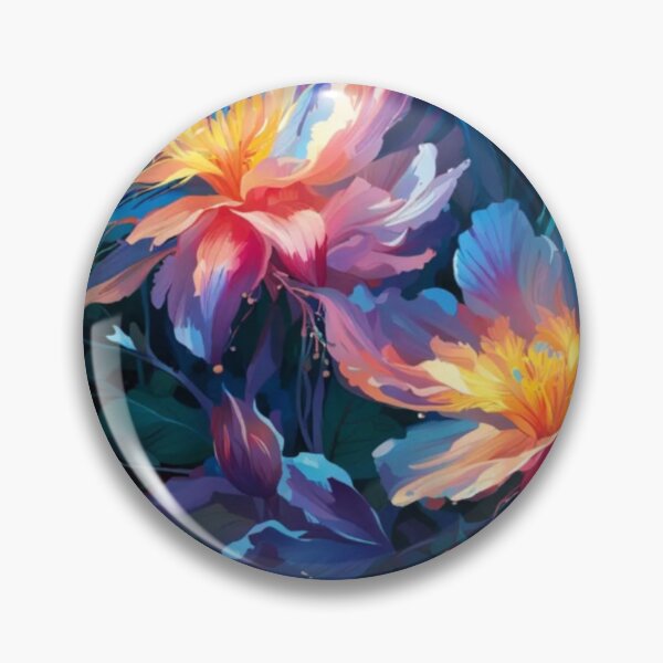 Item preview, Abstract Paint Beautiful Glowing Wild Flowers 2 designed and sold by WearWolfDesigns.