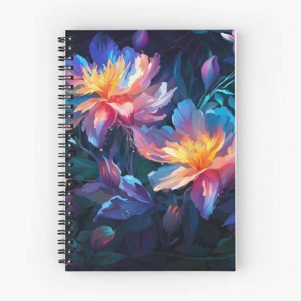 Item preview, Abstract Paint Beautiful Glowing Wild Flowers 2 designed and sold by WearWolfDesigns.