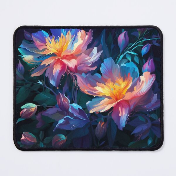 Item preview, Abstract Paint Beautiful Glowing Wild Flowers 2 designed and sold by WearWolfDesigns.
