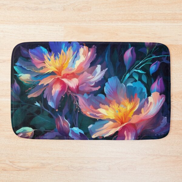 Item preview, Abstract Paint Beautiful Glowing Wild Flowers 2 designed and sold by WearWolfDesigns.