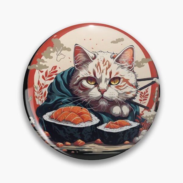 Item preview, Cat & Sushi designed and sold by TrendyPalette.