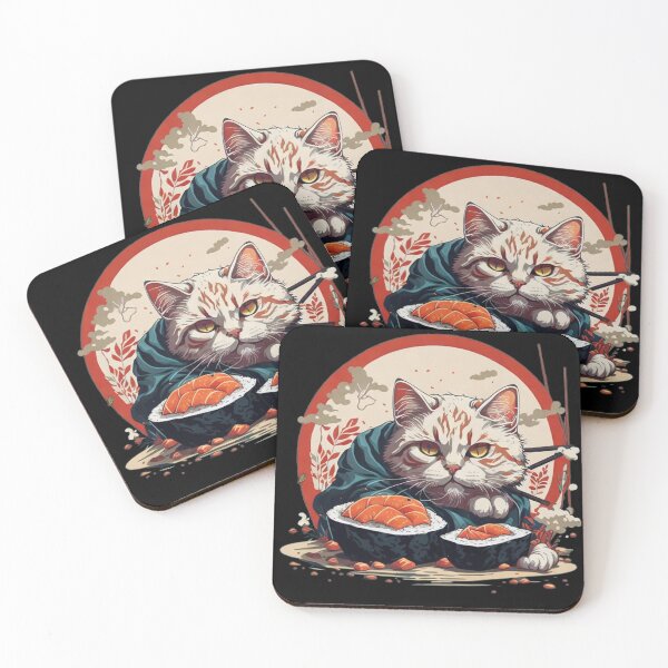 Item preview, Cat & Sushi designed and sold by TrendyPalette.
