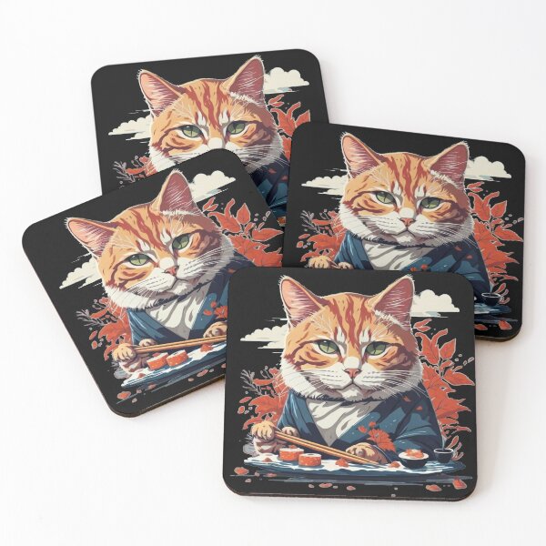 Item preview, Cat & Sushi designed and sold by TrendyPalette.