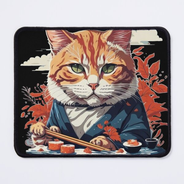 Item preview, Cat & Sushi designed and sold by TrendyPalette.