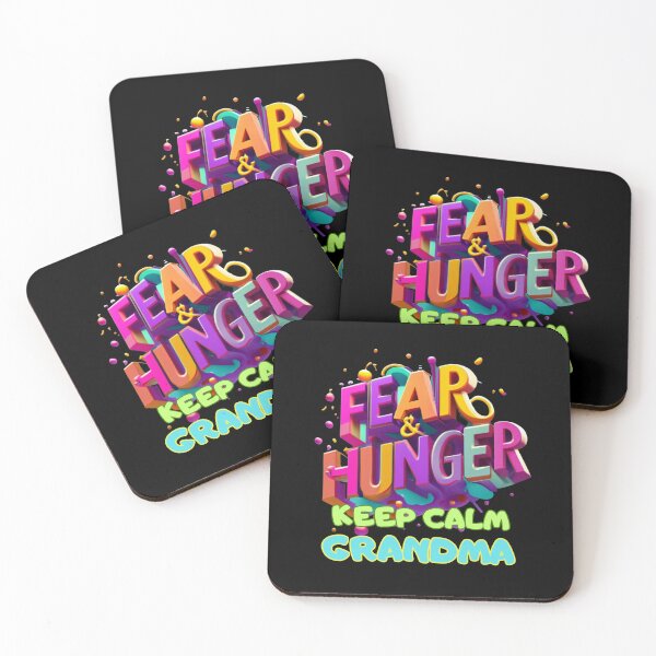 Item preview, FEAR & HUNGER, KEEP CALM GRANDMA, FAMILY, MOM, DAD, GIFT, PYJAMAS designed and sold by carlos crane.