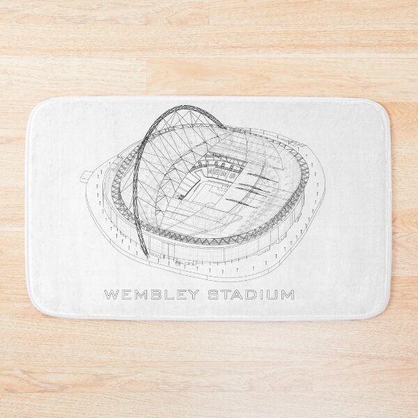 Item preview, Wembley Stadium Line Drawing designed and sold by MancBusyBee.