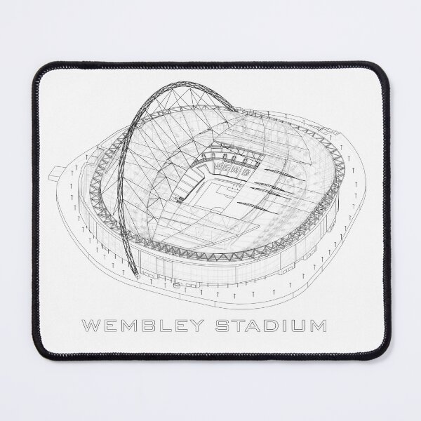 Item preview, Wembley Stadium Line Drawing designed and sold by MancBusyBee.