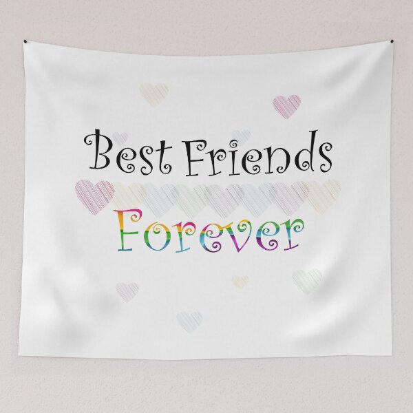 Item preview, Best Friends Forever white designed and sold by Zenalia.