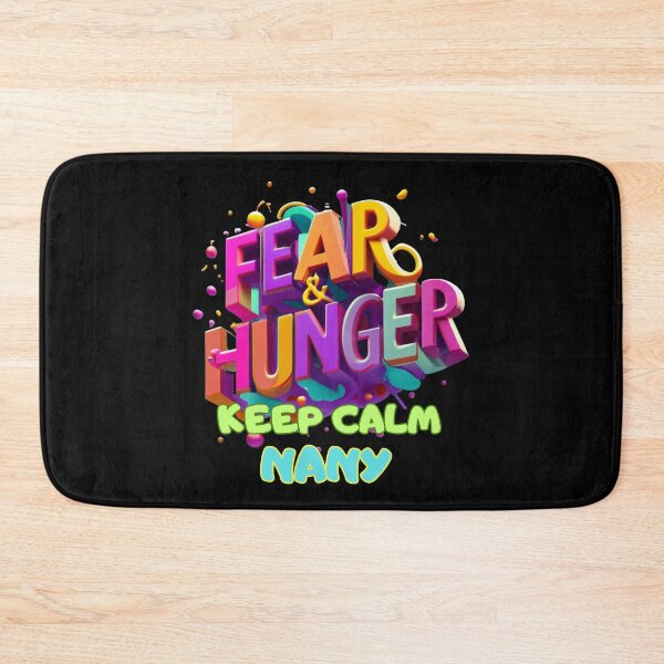 Item preview, FEAR & HUNGER, KEEP CALM NANY, FAMILY, MOM, DAD, GIFT, PYJAMAS designed and sold by carlos crane.