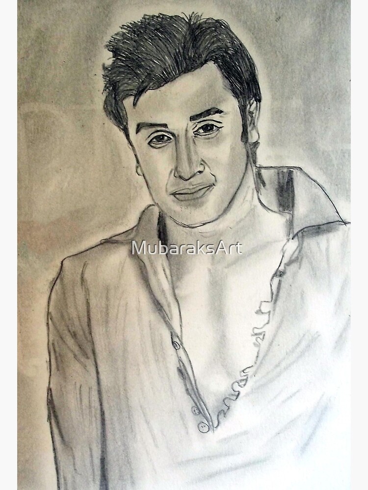 Ranbir Kapoor - Pencil Drawing - Bollywood Actor - YouTube