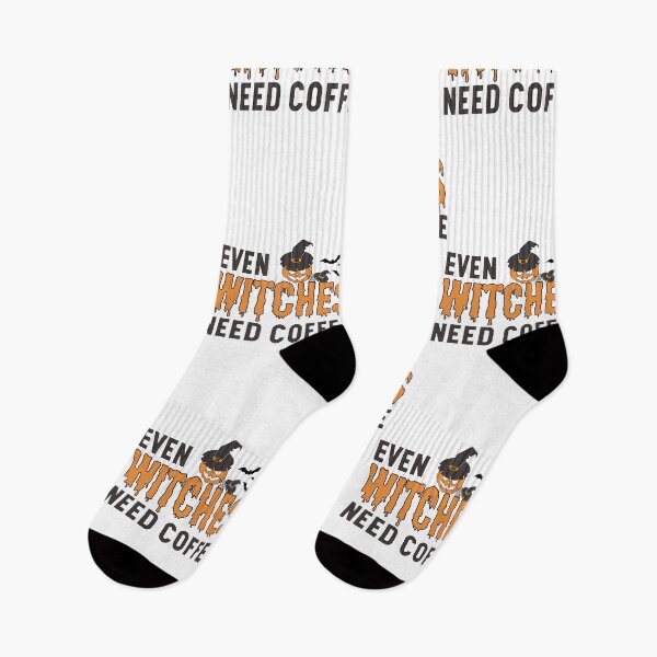Item preview, Even Witches Need Coffee, Halloween designed and sold by Blonc-ou.