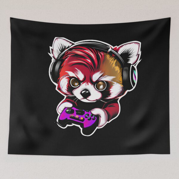 Item preview, RED PANDA GAMER designed and sold by JackAMM.