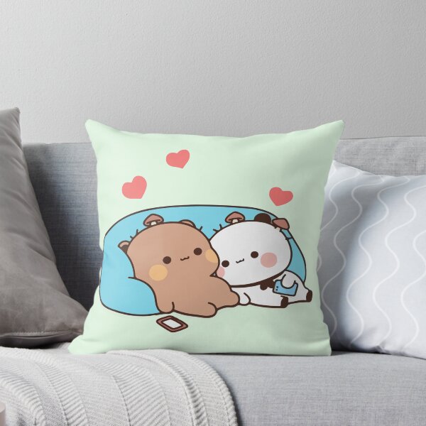 Item preview, Panda And Brownie Bear Couple designed and sold by STOREMUZAN.