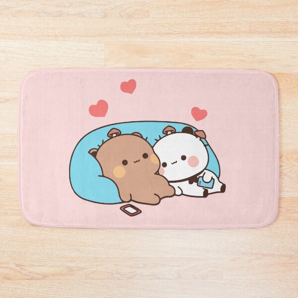 Aperçu de l'œuvre Couple d'ours panda et brownie créée et vendue par STOREMUZAN.