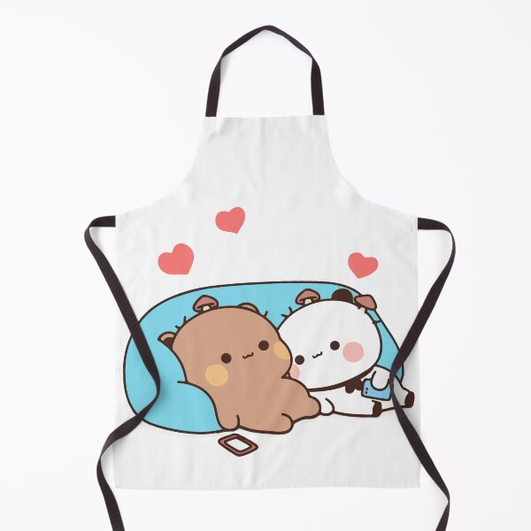 Aperçu de l'œuvre Couple d'ours panda et brownie créée et vendue par STOREMUZAN.
