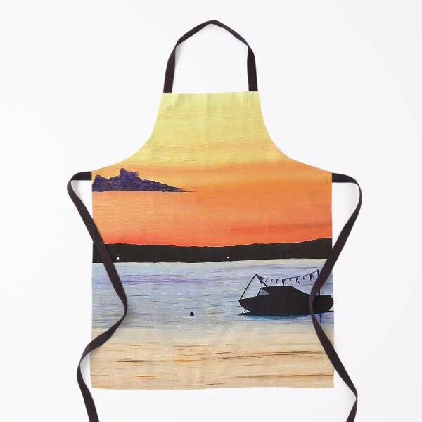 Item preview, Higgins Lake - The Boat on the Lake at Sunset designed and sold by Masonart44.