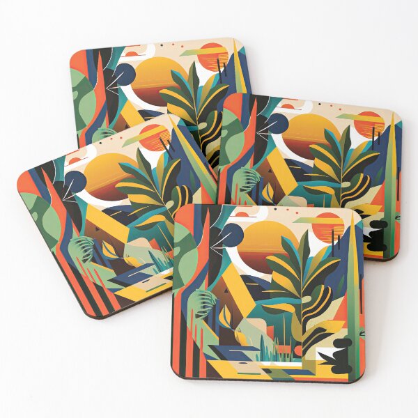 Item preview, African Jungle Bauhaus Design designed and sold by ArtificialGenes.