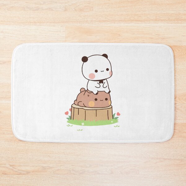 Aperçu de l'œuvre Couple d'ours panda et brownie créée et vendue par STOREMUZAN.