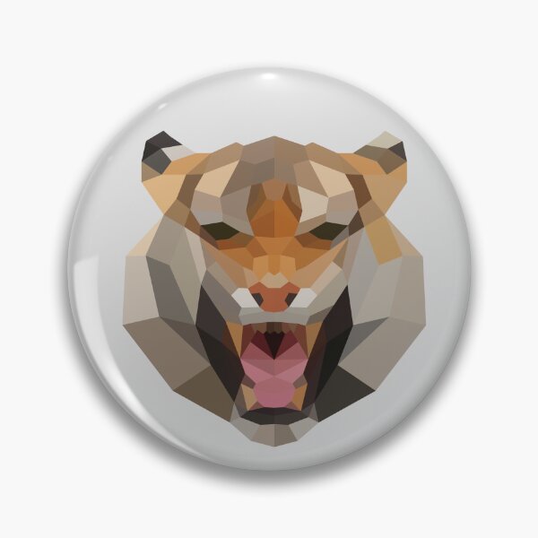 Item preview, Geometric Low Poly Tiger Face designed and sold by shaldesign.