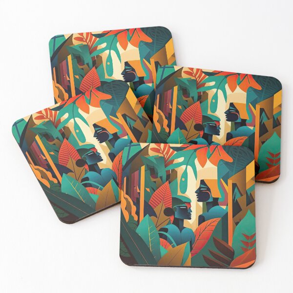Item preview, African Jungle Bauhaus Design designed and sold by ArtificialGenes.