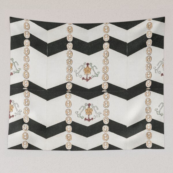 Item preview, Vintage Japanese Geometric nautical motif illustration. designed and sold by paulo silveira.