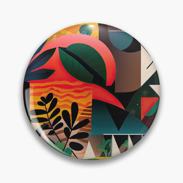 Item preview, African Jungle Bauhaus Design designed and sold by ArtificialGenes.