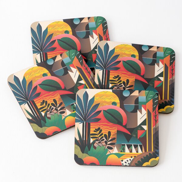 Item preview, African Jungle Bauhaus Design designed and sold by ArtificialGenes.